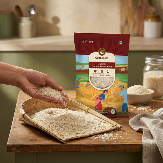 Organic Sonamasoori Rice